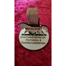 Zahnstocher Werbegeschenk Pferd